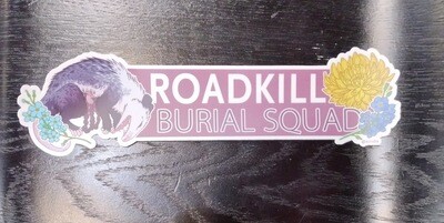 Roadkill Burial Squad - Bumper Sticker by Kiriska