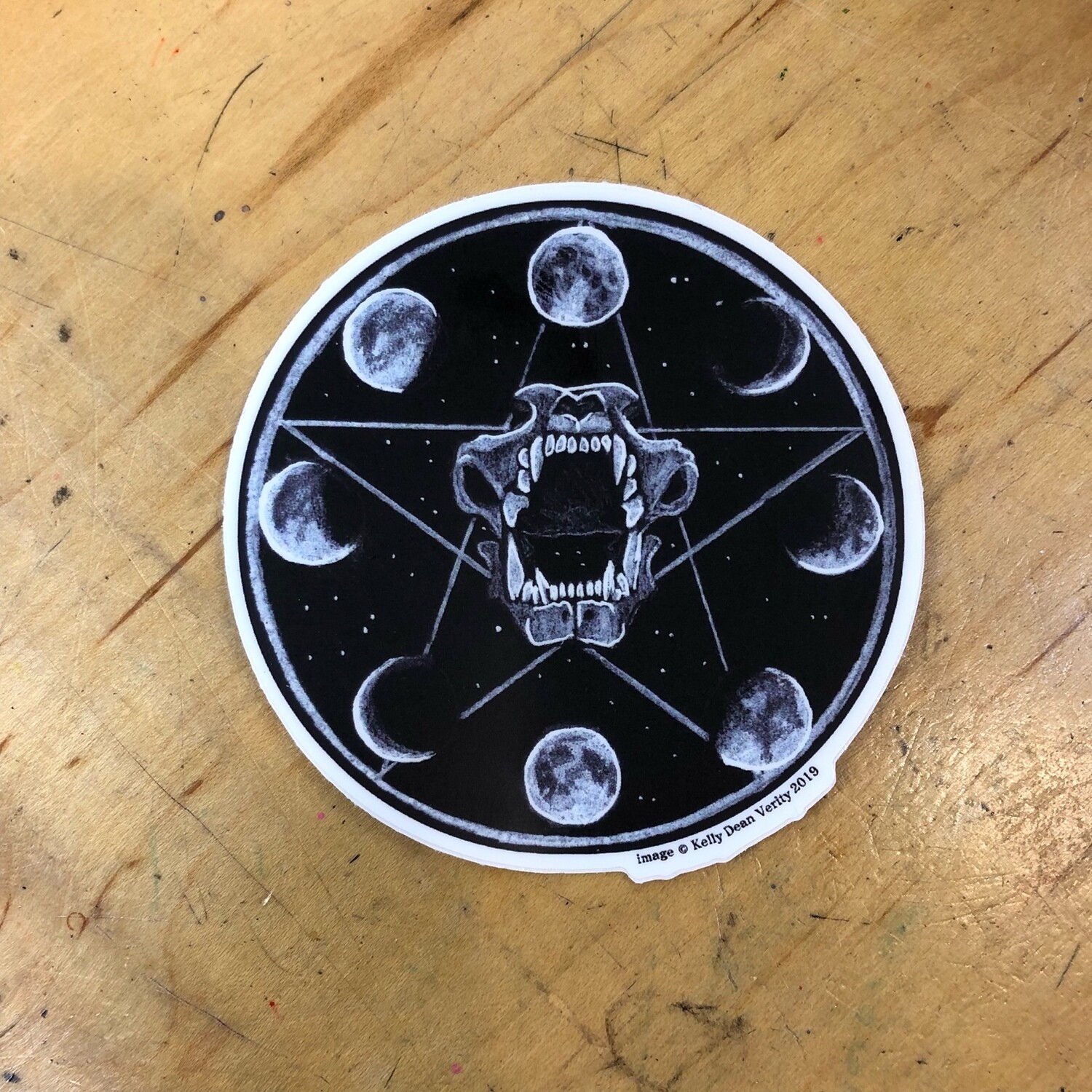 Moon Ritual - Sticker by Kelly Dean Verity