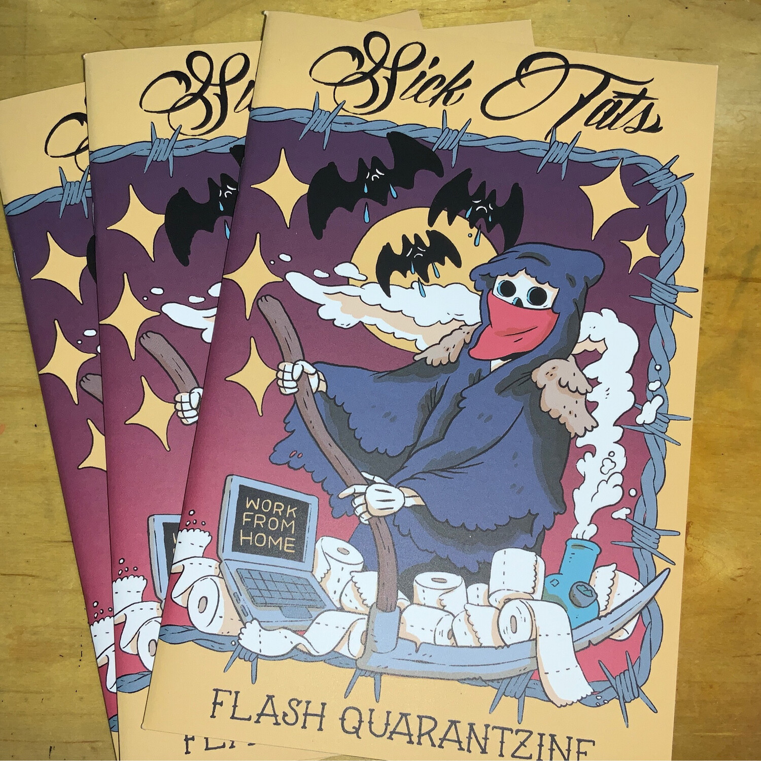 Sick Tats Flash Quarantzine - Zine from Silver Sprocket