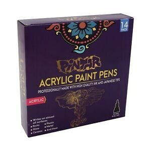 Pintar Acrylic Paint Pens (14 Pack, 5mm)