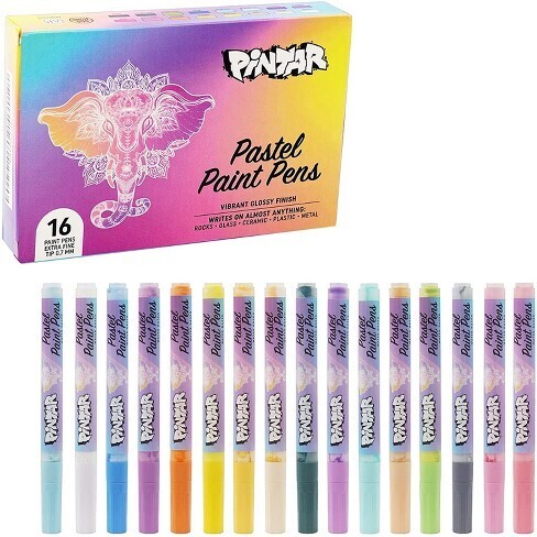 Pintar Acrylic Pastel Paint Pens (16pc, 0.7mm)