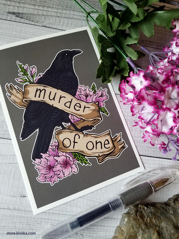 Murder of One - Print by Kiriska