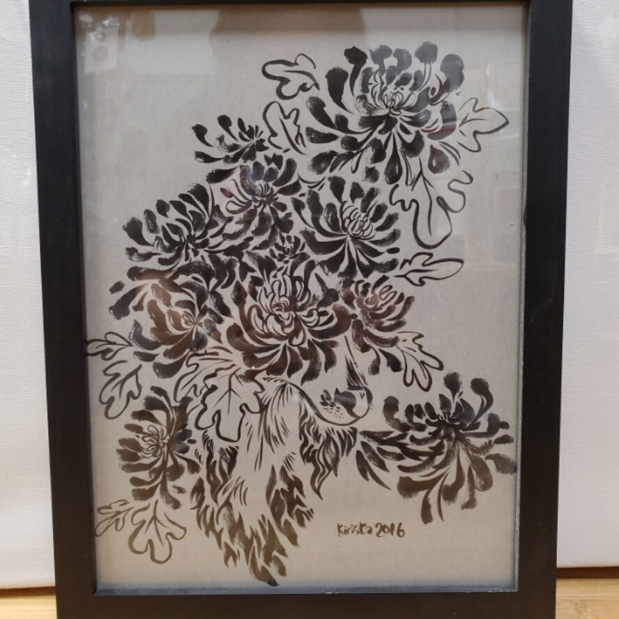Chrysanthemums - Original By Kiriska