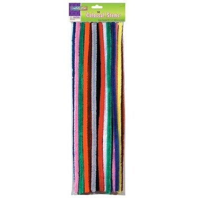 Creativity Street Colossal Stems Pipe Cleaners - 50pc