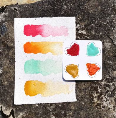 Beam Paints Watercolor Travel Cards