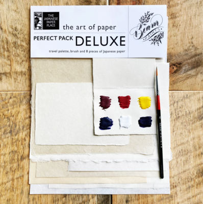 Watercolor and Japanese Paper Gift Set