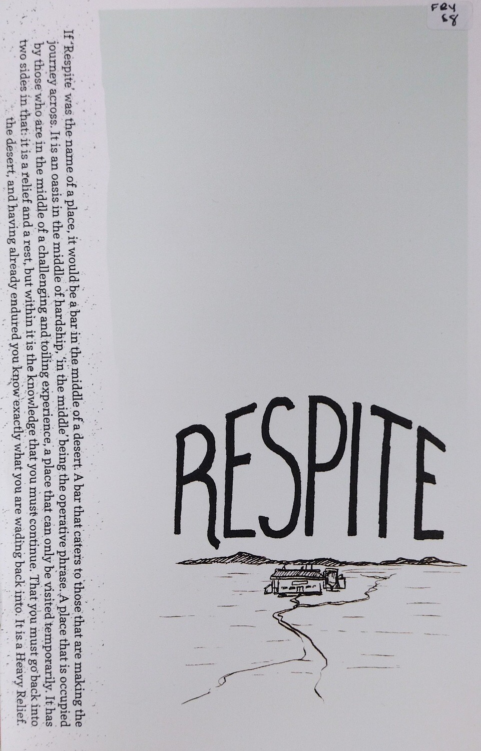 Respite - Anthology Zine Featuring Alex Fry & Others
