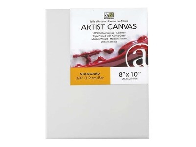 Art Advantage Visual Edge Artist Canvas (2pk)