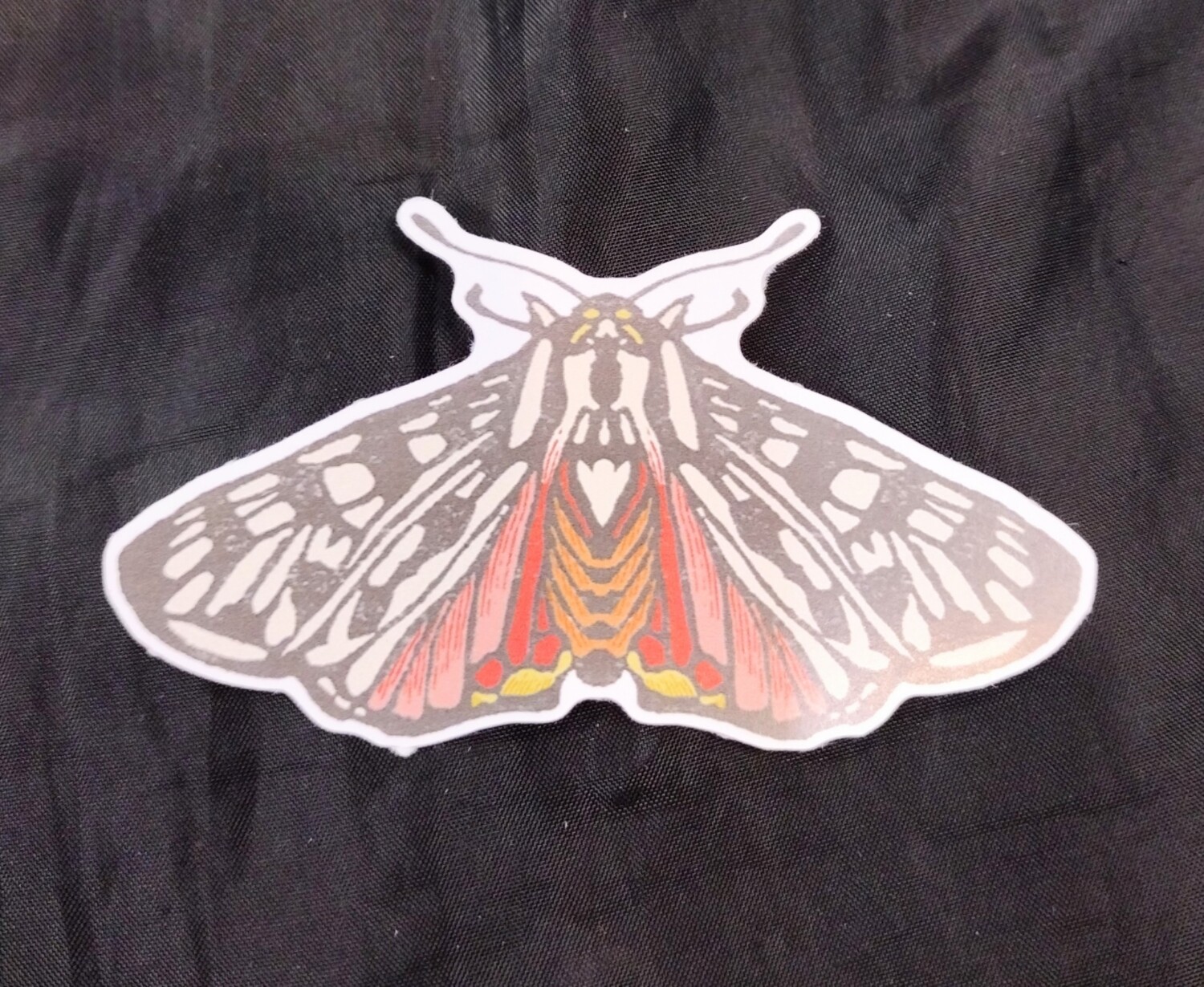 Root & Branch Tiger Moth Butterfly Eco-Friendly Paper Sticker