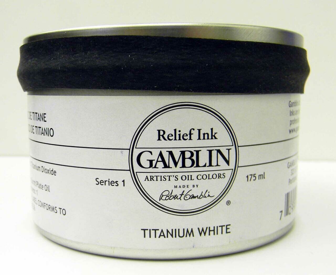 Gamblin Relief Ink Titanium White 175ml