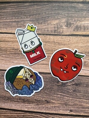 Lunch Room Gang - Sticker Pack by Rainborn Studios