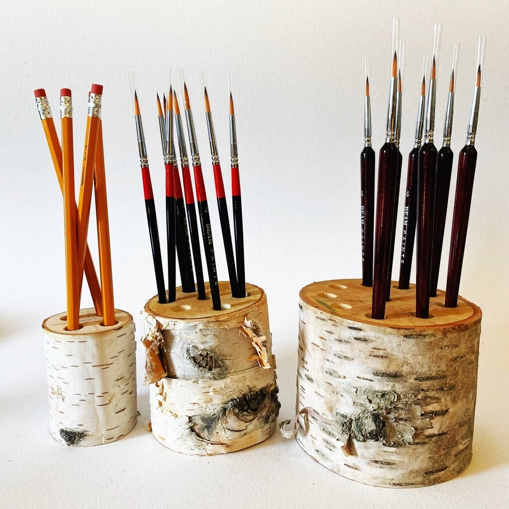 Beam Paints Birch Pencil/Brush Holder