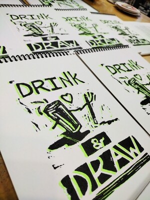 Push/Pull Drink & Draw Sketch Kit