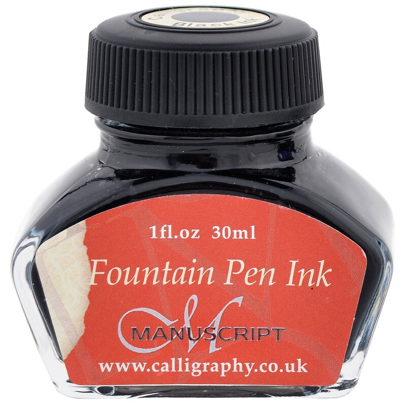Manuscript Fountain Pen Ink Black 30mL