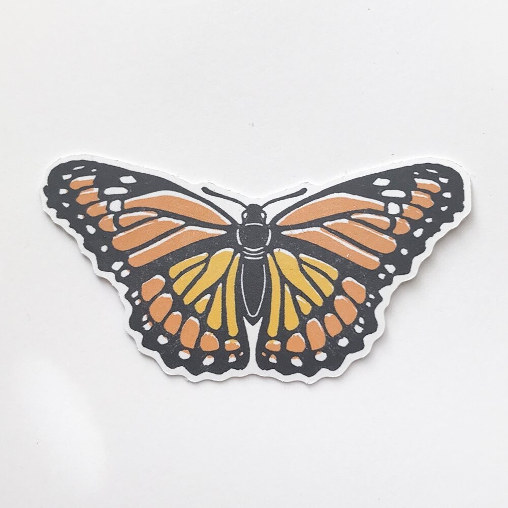 Root & Branch Monarch Butterfly Eco-Friendly Paper Sticker