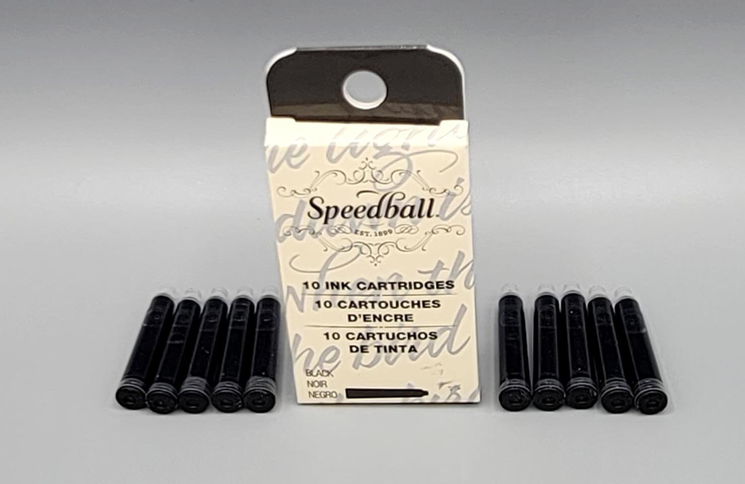Speedball Fountain Pen Ink Cartridges - 10 pc