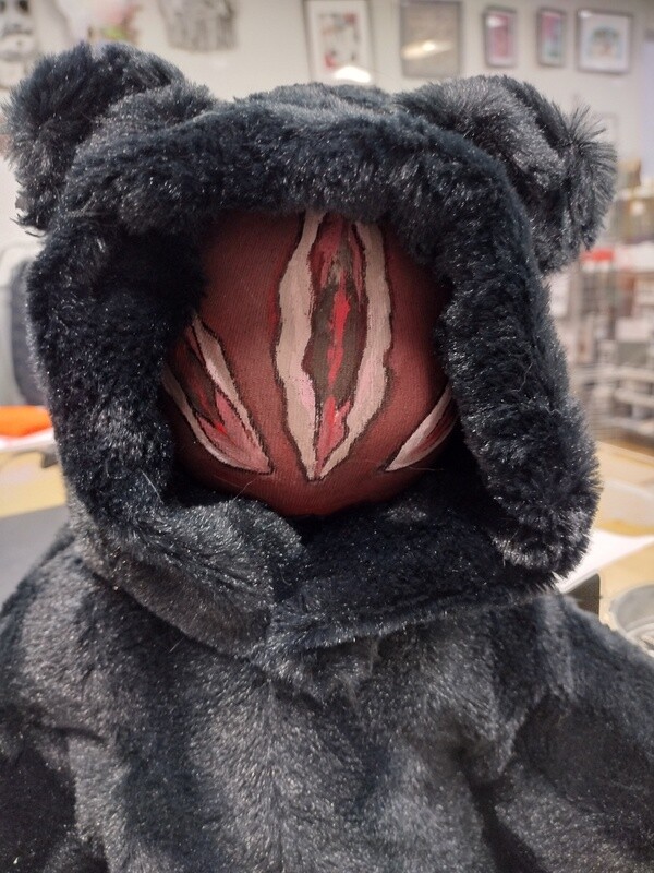 Mama Bear Plush Art by Danielle Mapes