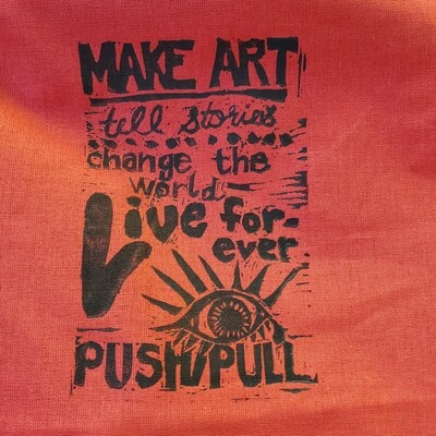 Push/Pull Make Art Tote
