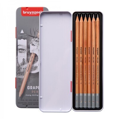 Bruynzeel Expression Series 6x Graphite Pencils