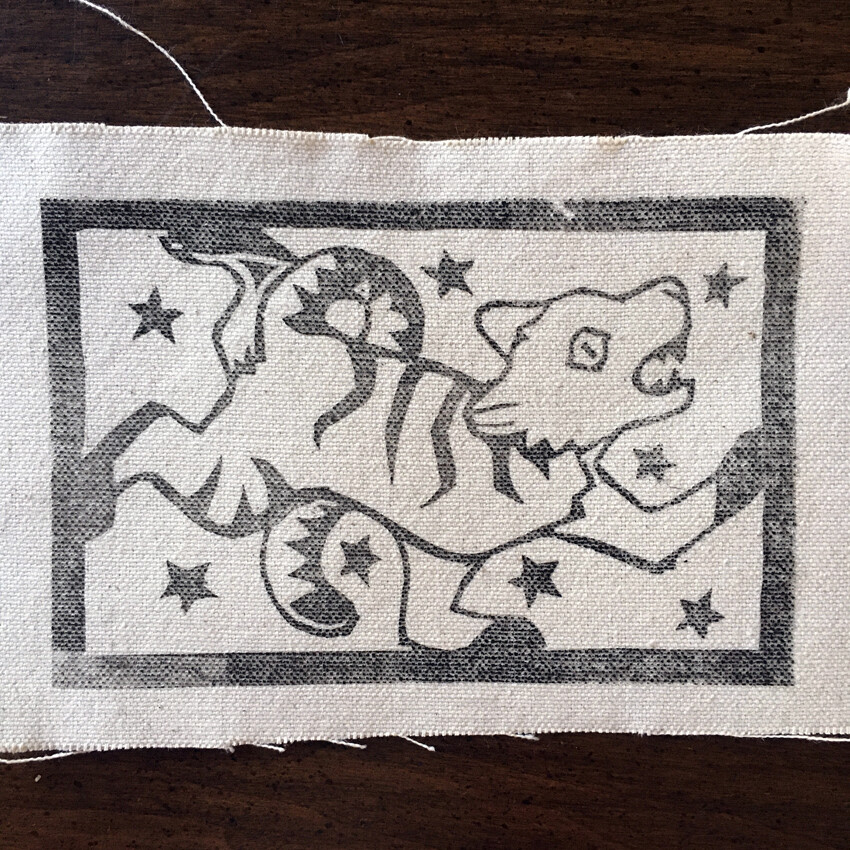 Tiger and Stars - Patch by Michiko Wild