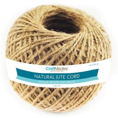 Craft Medley Natural Jute Cord