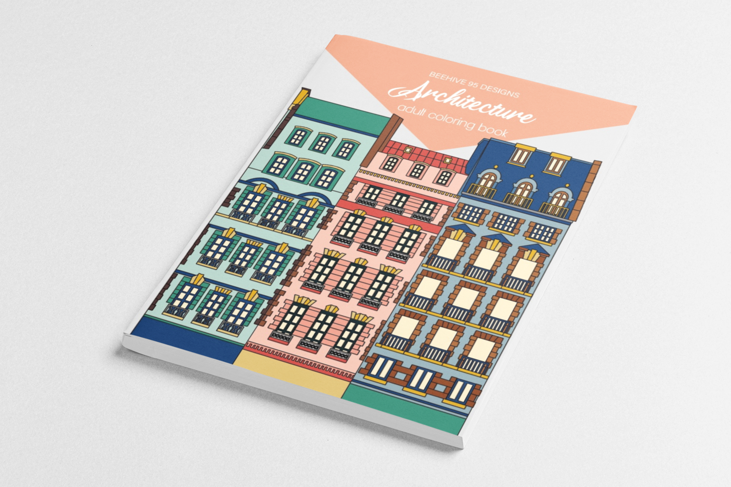Architecture Coloring Book by Beehive 95 Designs