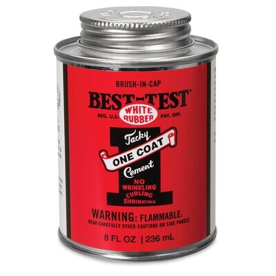 Best-Test White Rubber One Coat Tacky Cement