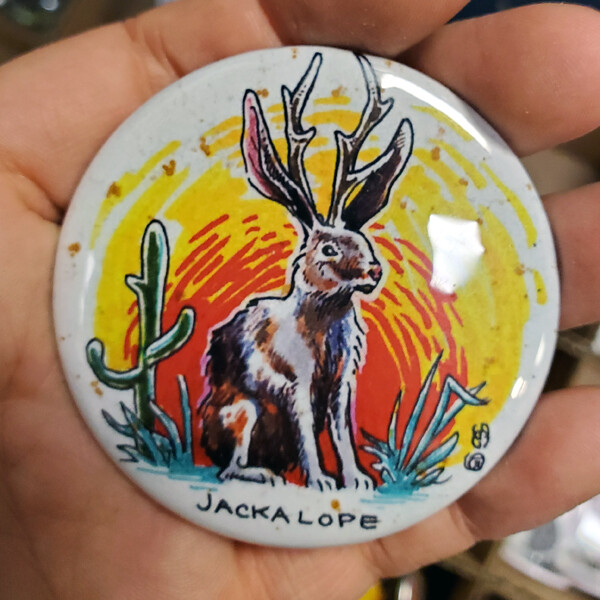 Jackalope - Button by Seth Goodkind
