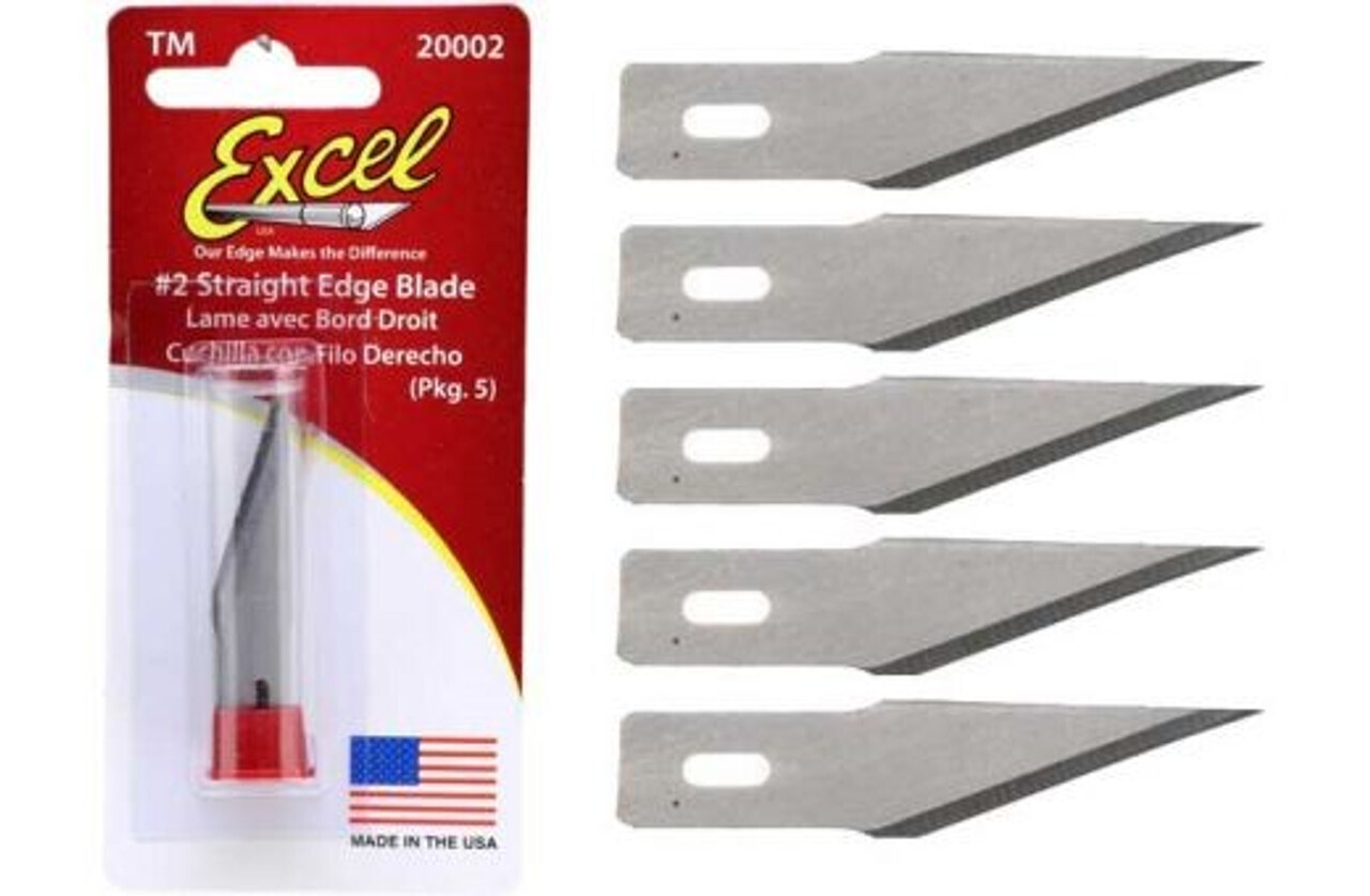 Excel 2 Straight Edge Blade (5pk)
