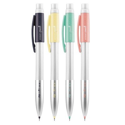 Milan Silver Mechanical Pencil with Eraser (.5mm)