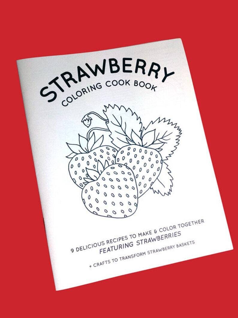 Strawberry Coloring Book - Book by Studio Smalls