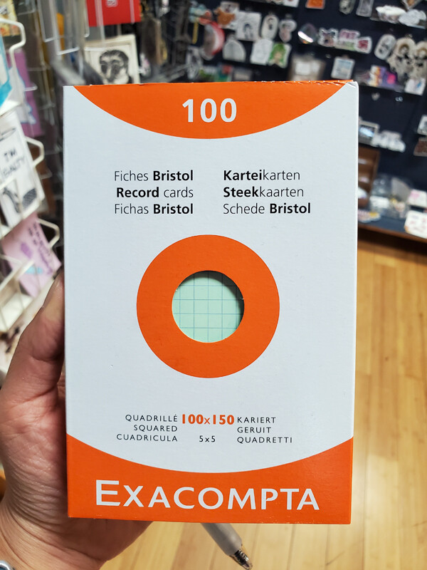 Exacompta 100 Bristol Index Cards