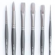 Richeson Grey Matters Oil & Acrylic Brush Set