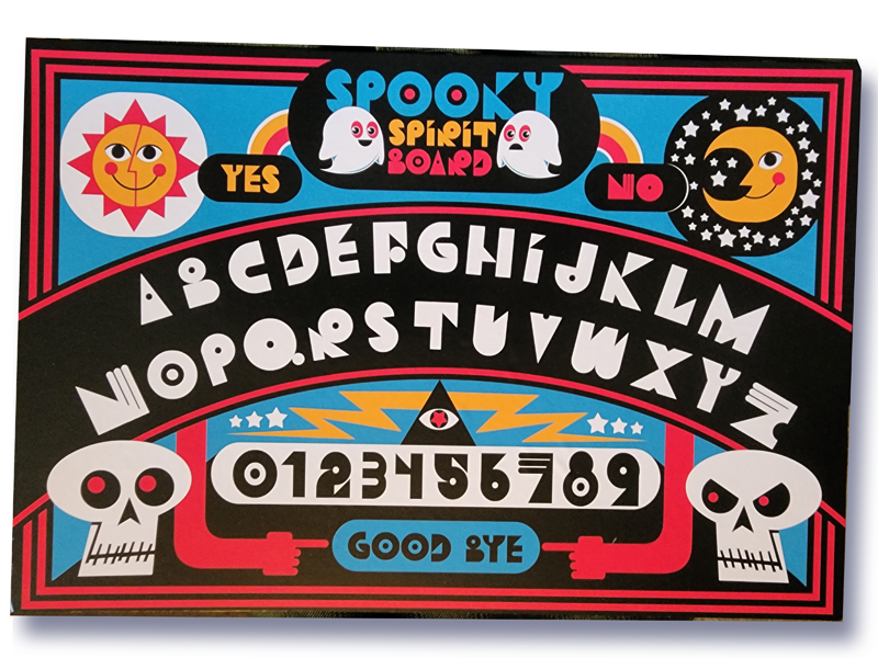Spooky Spirit Board - Ouija Board by Dave Savage