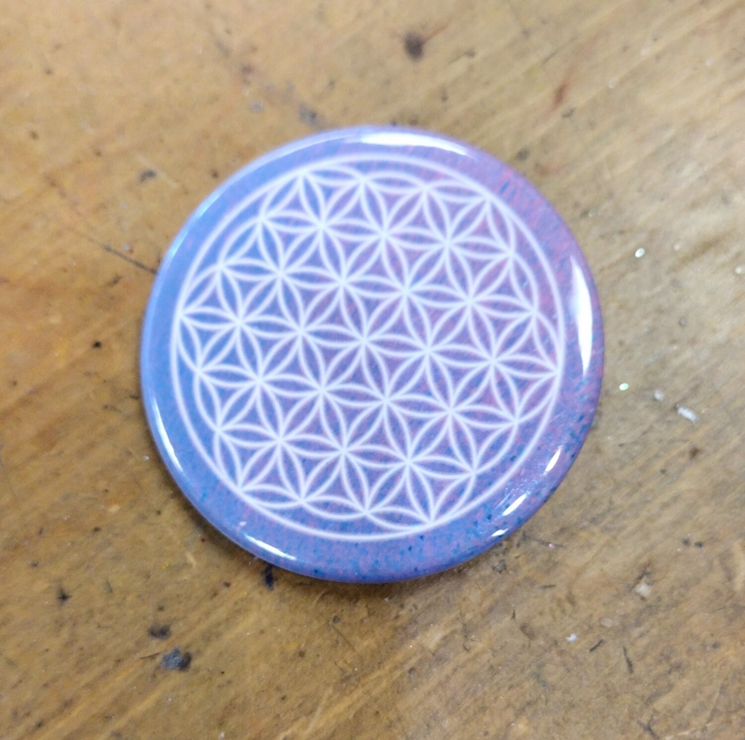 Sacred Geometry - Button by Print Ritual