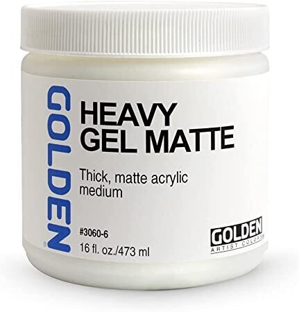 Golden Heavy Gel Matte Medium - 16 fl oz