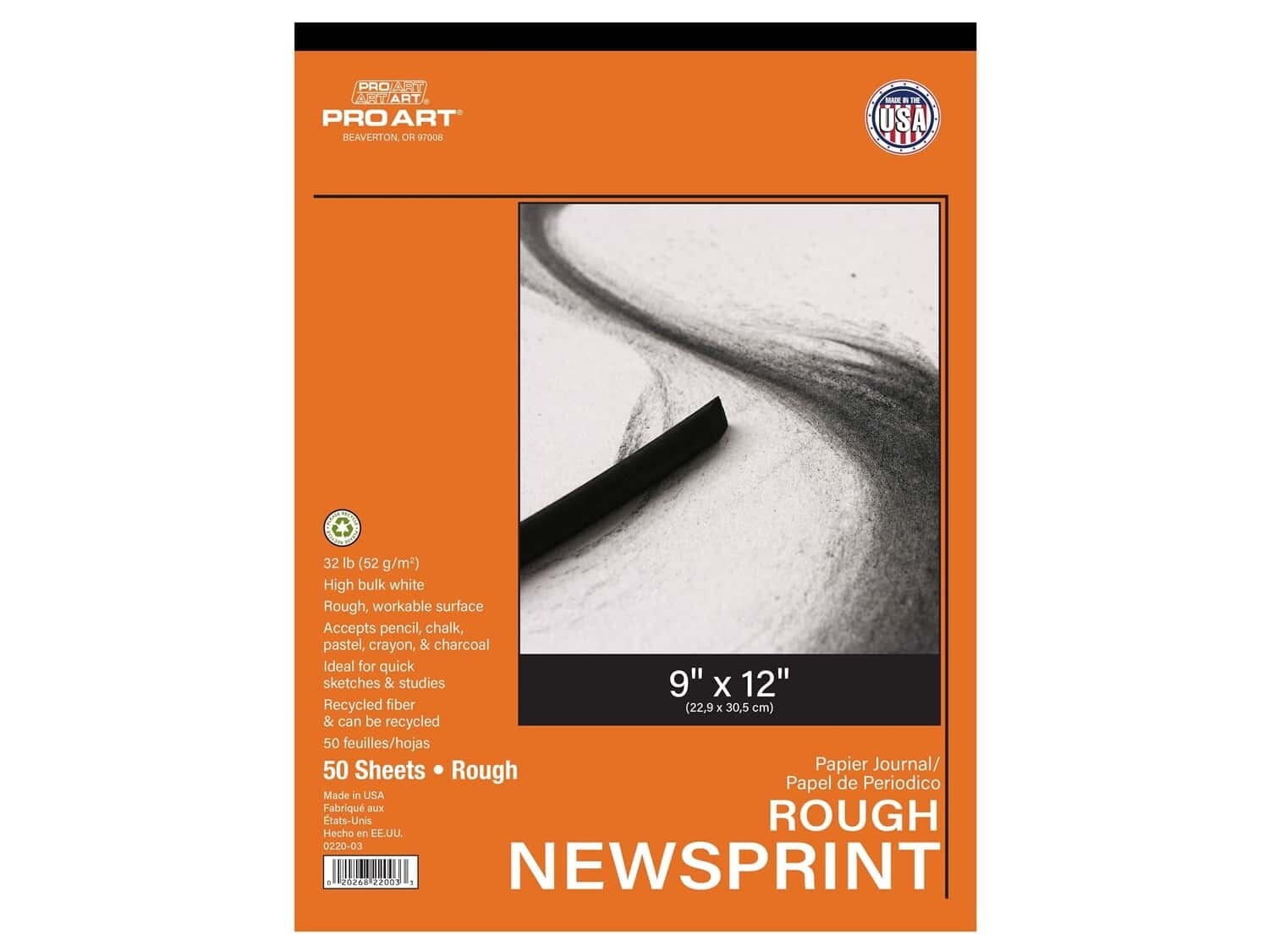 Pro Art Newsprint Sketch Pad