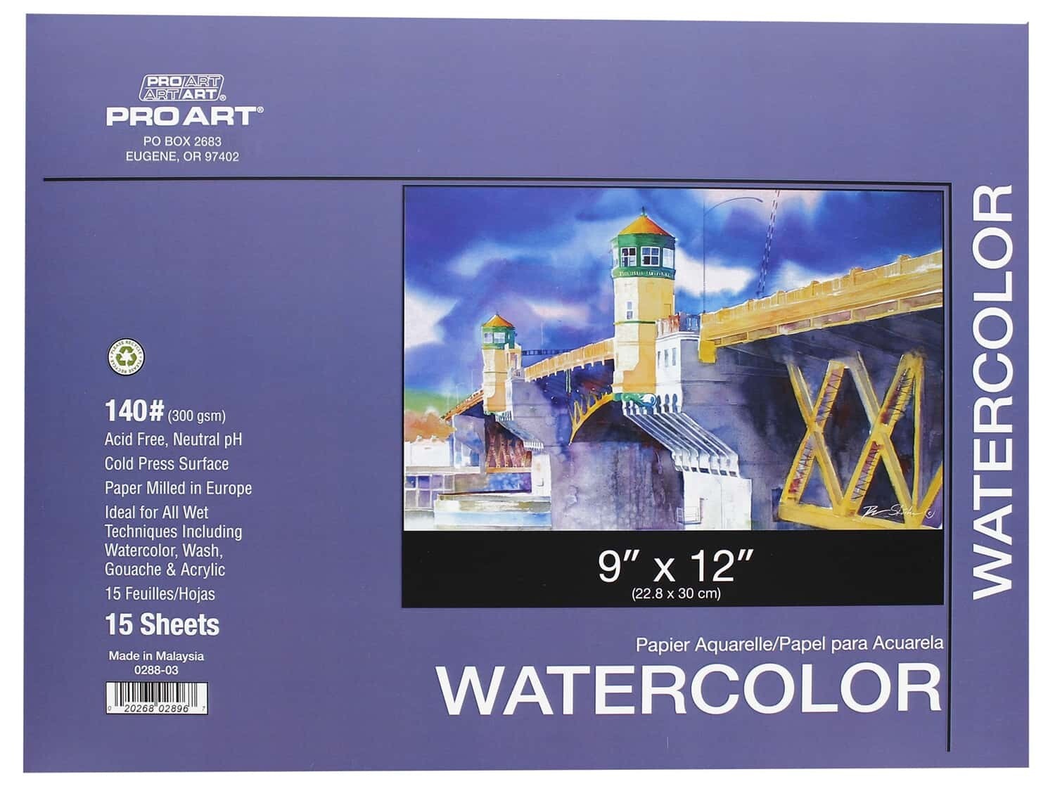 Pro Art Watercolor Landscape Paper Blocks & Pads