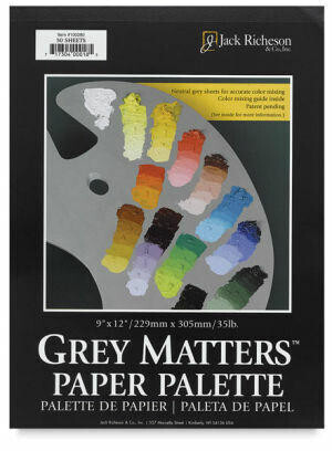 Jack Richeson Grey Matters Paper Palette Pad