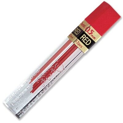 Pentel Red Mechnical Pencil Lead