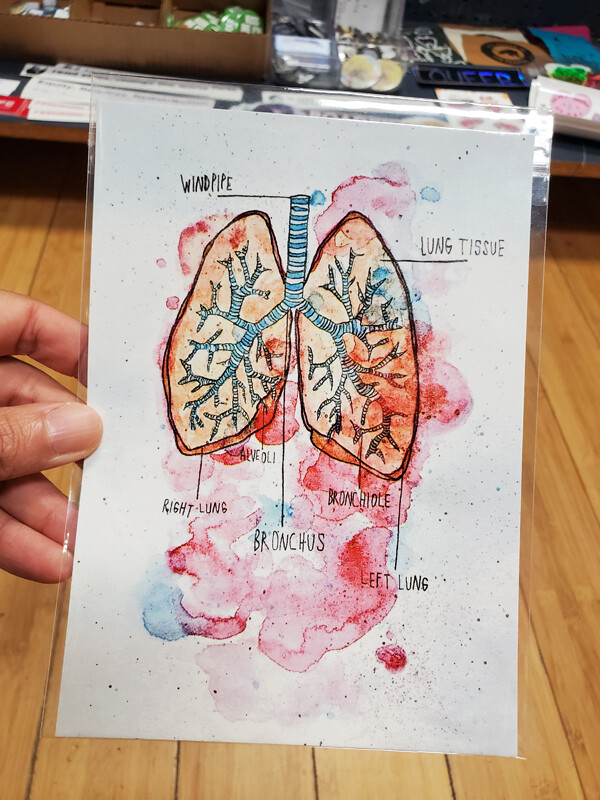 Breathe - Mini Print by Brandon Vosika