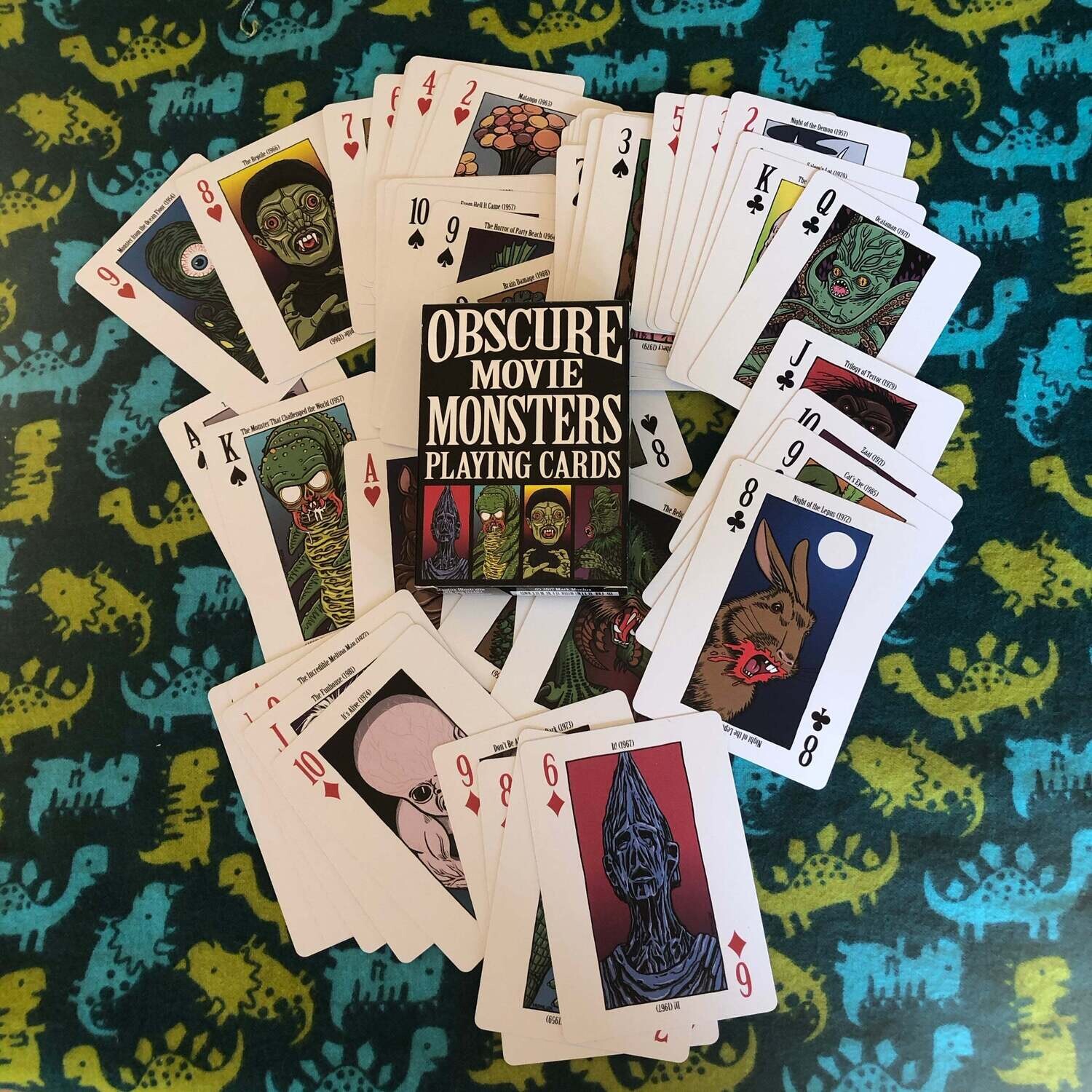 OBSCURE MOVIE MONSTER - Playing Cards by Mark Monlux