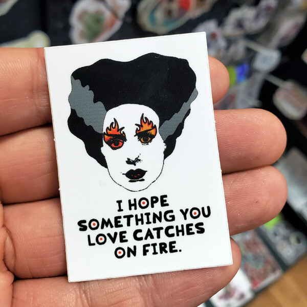 I Hope Something You Love… - Sticker by Kaiju Cabal