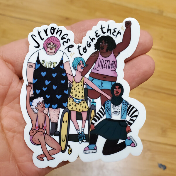 Stronger Together - Sticker by Chiaralascura