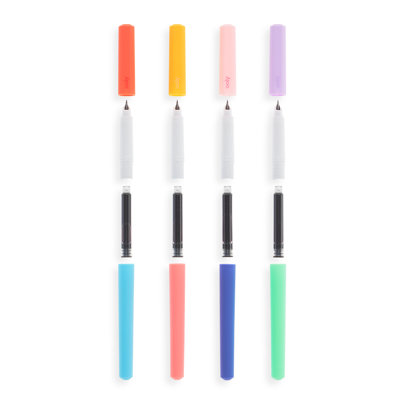 Ooly Fab Fountain Pen - Set of 4