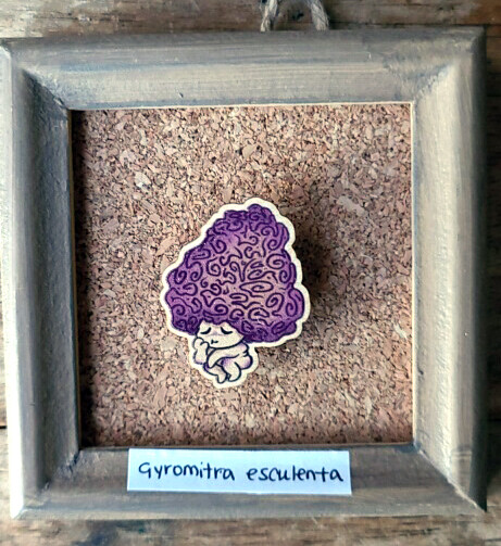 Gyromitra Esculenta - Original by Bridget Comeau