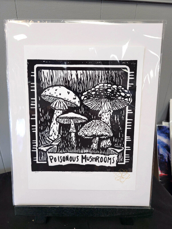 Poisonous Mushrooms - Print by Lara Chadbourn