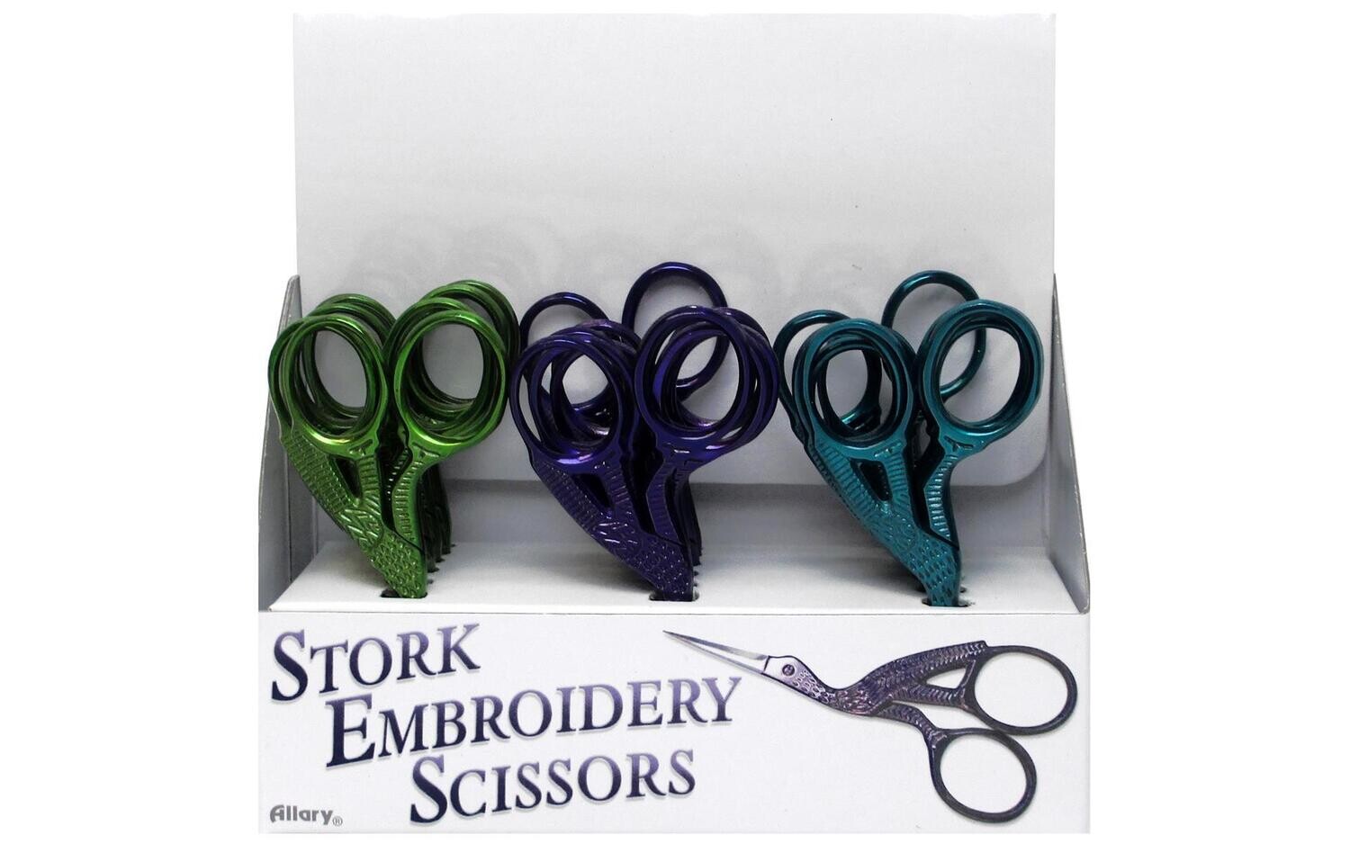Allary Stork Embroidery Scissors
