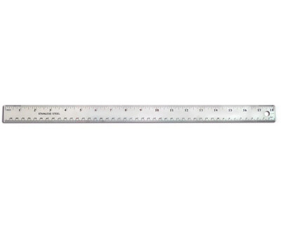 The Pencil Grip - Stainless Steel Ruler with Cork Back