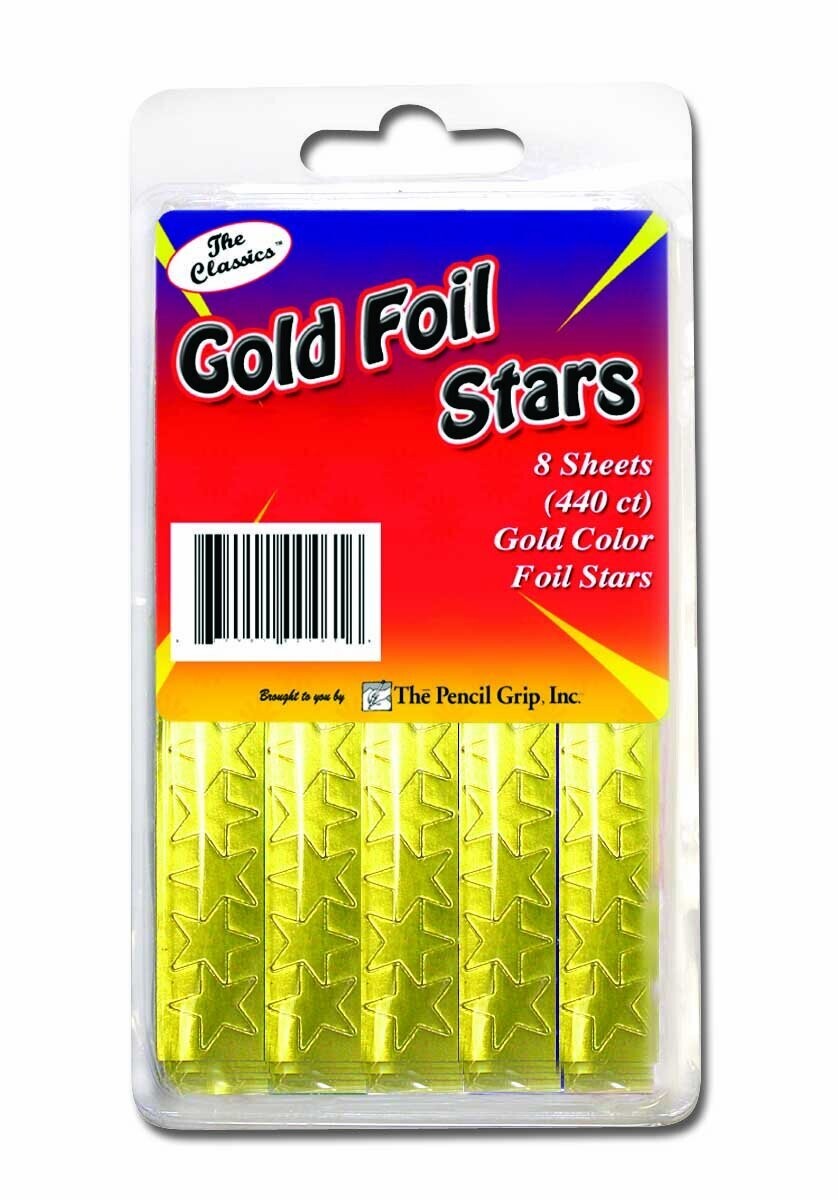 The Pencil Grip - Gold Foil Stars